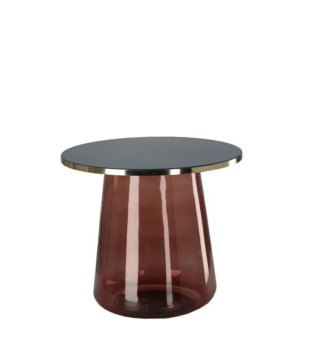 Bout de canapé Faro bordeaux/canard Athezza