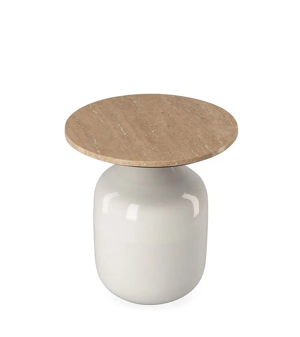 Bout de canapé Madala blanc Athezza Bout de canapé Madala blanc Athezza – Image 4