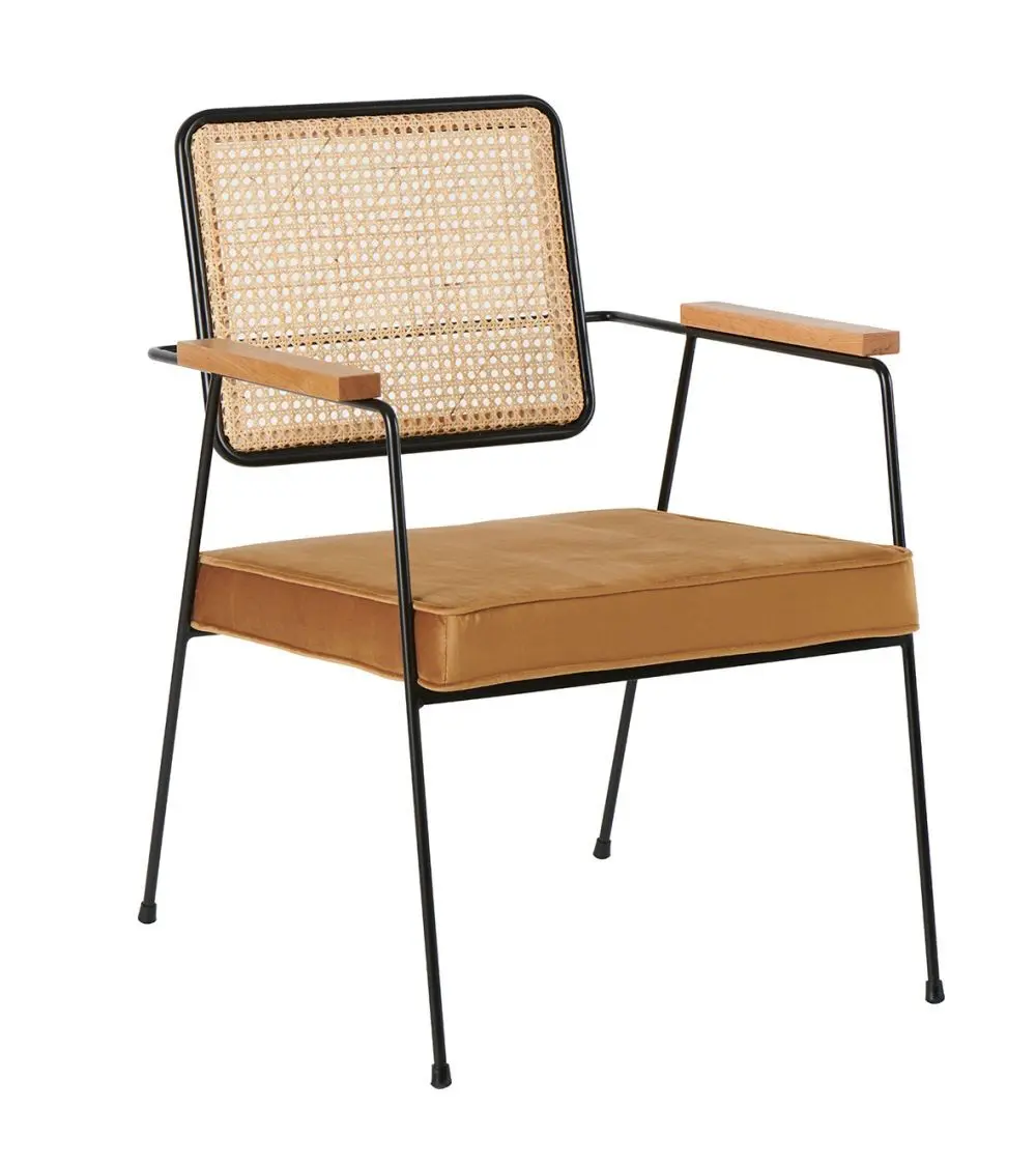 Fauteuil Asha camel Athezza Fauteuil Asha camel Athezza