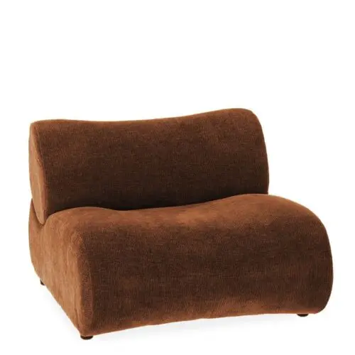 Fauteuil Hinton Marron Athezza