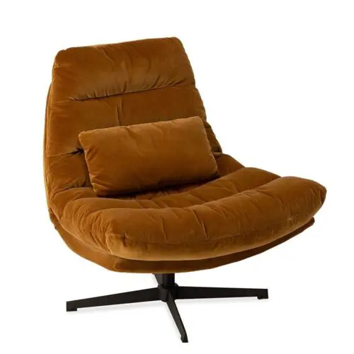 Fauteuil Wilmington camel Athezza