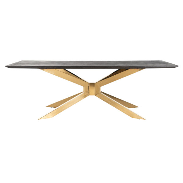 Table salle à manger Blackbone Matrix gold 240 Richmond Interiors – Image 4