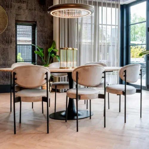 Table à manger ovale Hampton Richmond Interiors 2