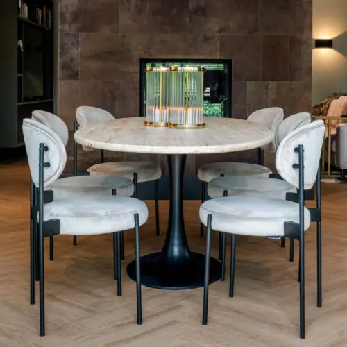 Table à manger ovale Hampton Richmond Interiors 6