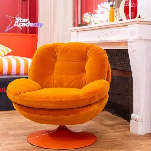 fauteuil memento pop orange Athezza