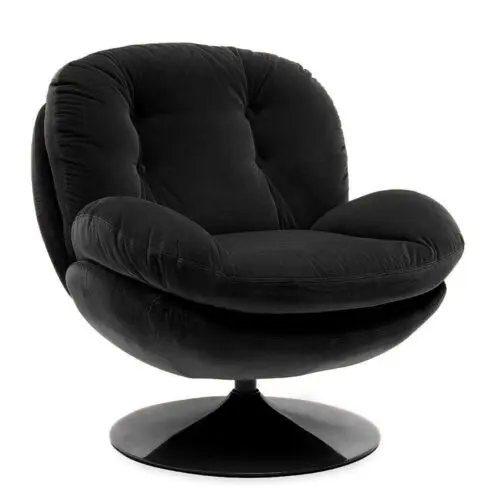 fauteuil memento Pop noir Athezza- Fauteuil Athezza