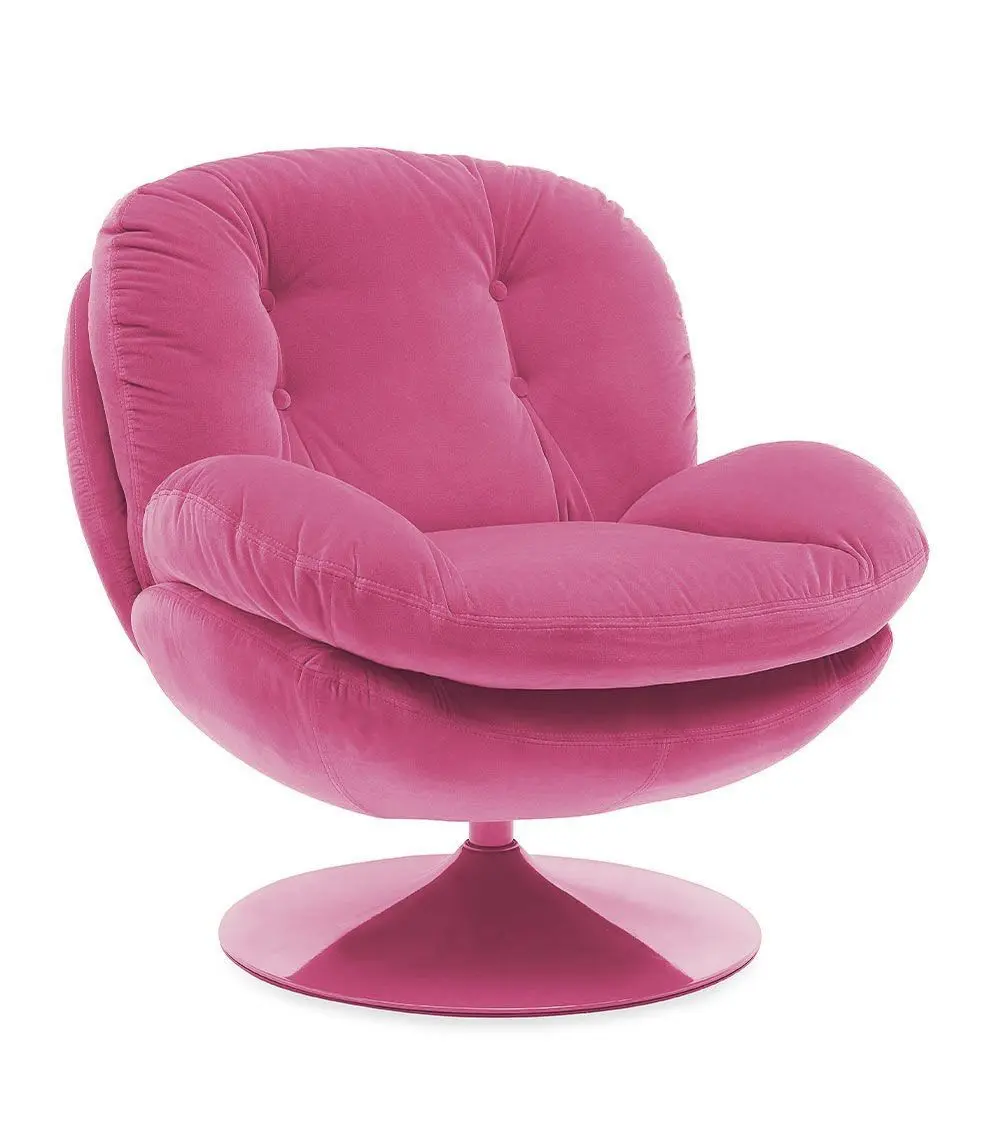 fauteuil Memento Pop rose Athezza - Fauteuil Athezza