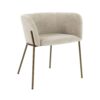 Lot 4 chaises Polka Pomax velours beige – Image 2
