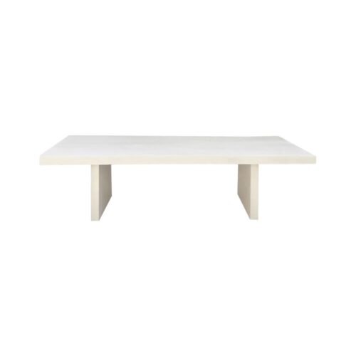 Table rectangulaire Piastro Pomax blanc