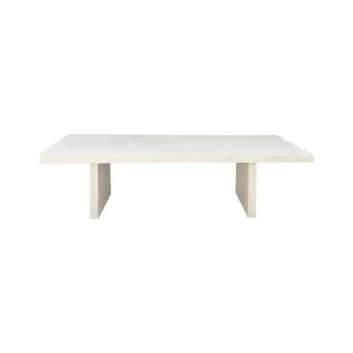 Pomax Table rectangulaire Piastro Pomax blanc