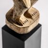Sculpture ethnique noir naturel bois de mangue 75cm Vical Home – Image 3