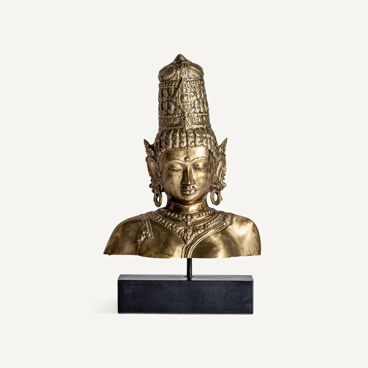 Buste Bouddha bronze 41cm Vical Home Buste Bouddha bronze 41cm Vical Home