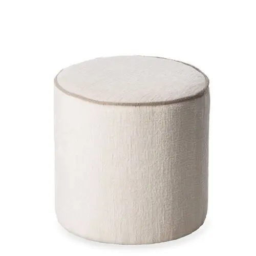 Pouf Burelles blanc Athezza