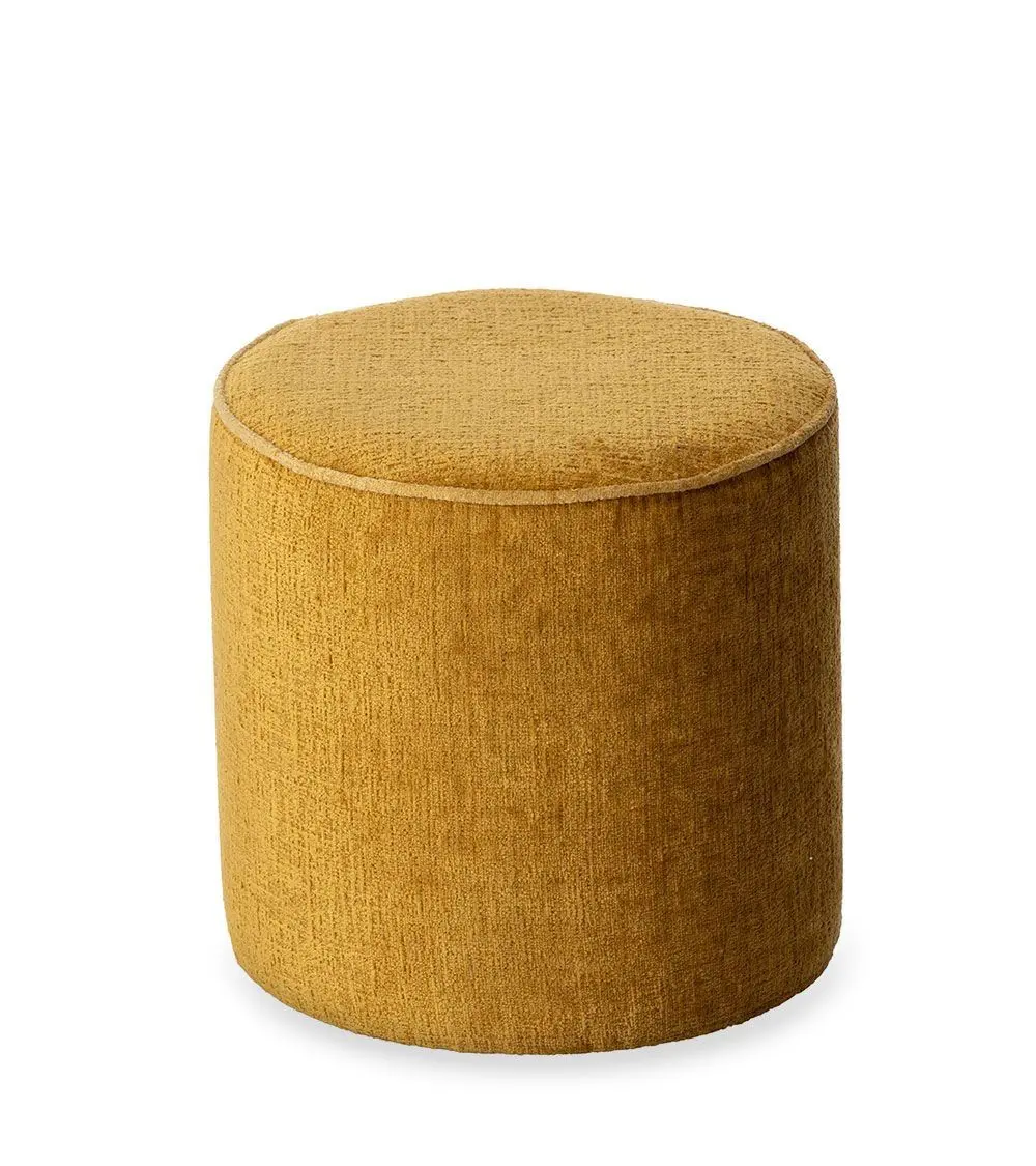 Pouf Burelles jaune Athezza