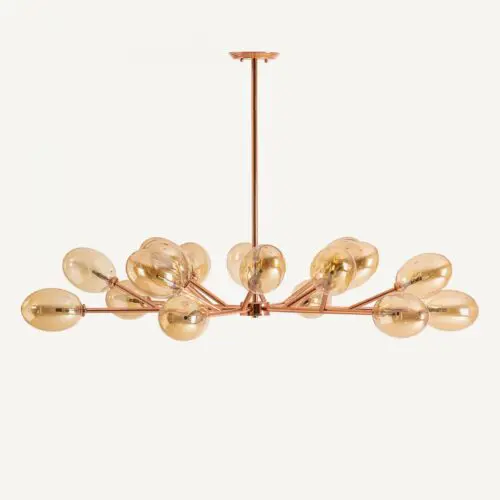 Lustre boule cuivre Vical home