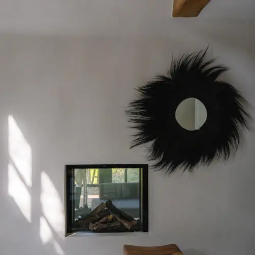 Miroir Simba noir - L 2