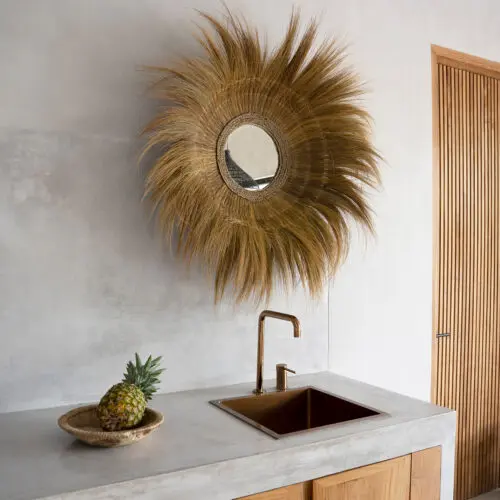 Miroir sunken Forest naturel 90X90 1