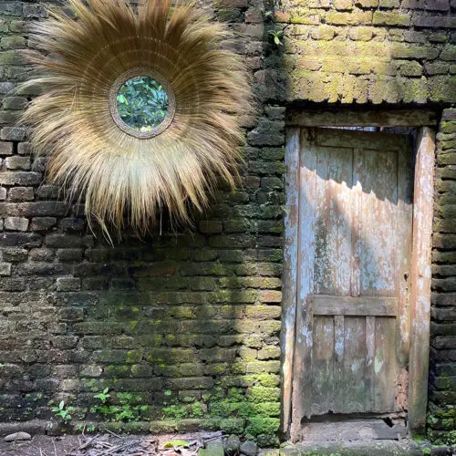 Miroir sunken Forest naturel 90X90 2