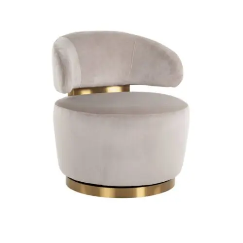 Fauteuil pivotant Fauteuil Maxime kaki Richmond Interiors - fauteuil pivotant