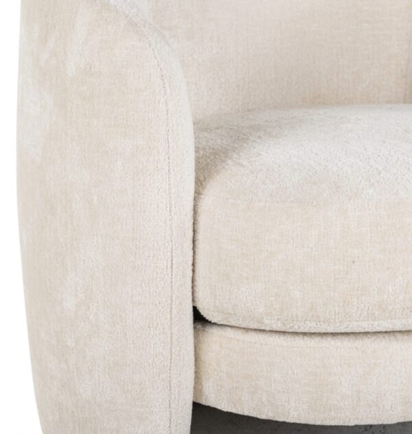 Fauteuil Fenna Richmond interiors blanc chenille 1