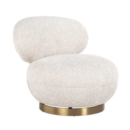 Fauteuil pivotant Fauteuil pivotant Jace Lovely cream Richmond Interiors
