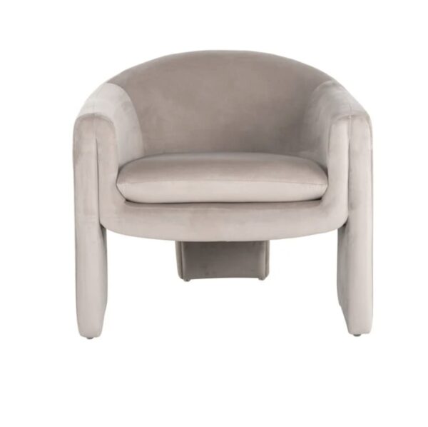 Fauteuil Charmaine Kaki Richmond Interiors en velours 1