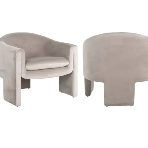 Fauteuil Charmaine Kaki Richmond Interiors en velours 4