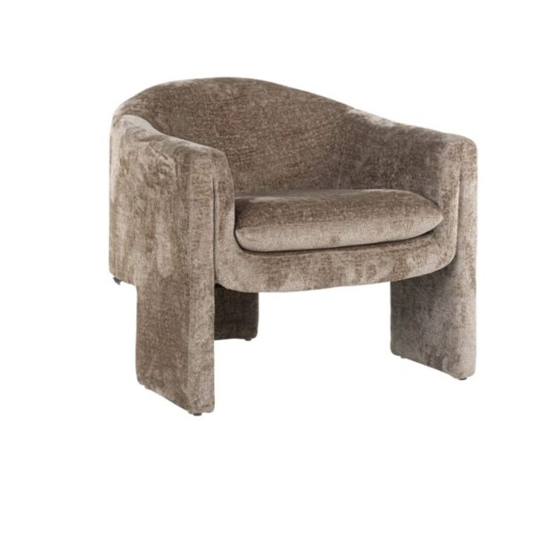 Fauteuil Charmaine taupe Chenille Richmond Interiors