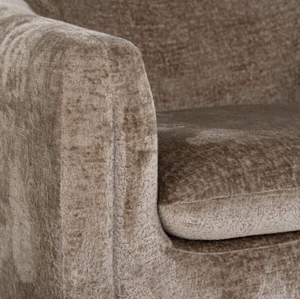 Fauteuil Charmaine taupe Chenille Richmond Interiors 3