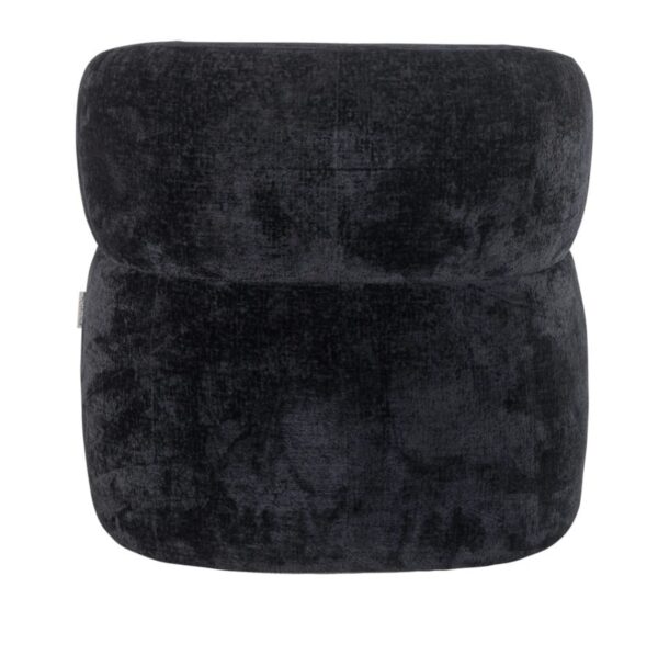 Fauteuil Donna noir chenille Richmond Interiors 2