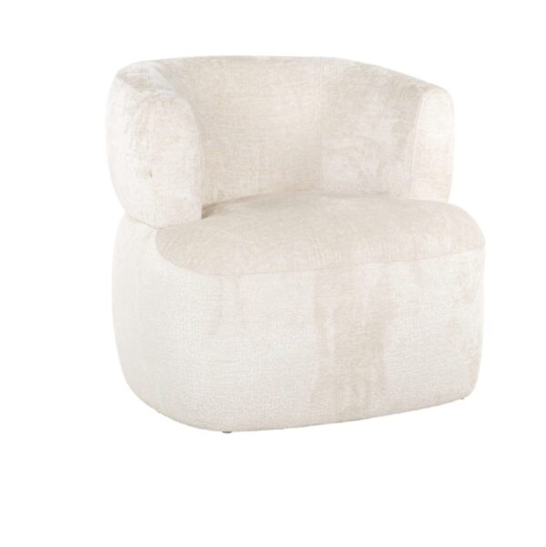 Fauteuil Donna blanc chenille Richmond Interiors