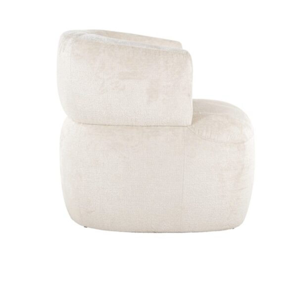 Fauteuil Donna blanc chenille Richmond Interiors 2