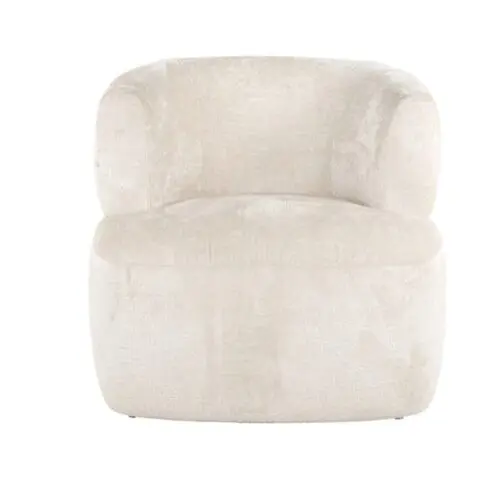 Fauteuil Donna blanc chenille Richmond Interiors 1