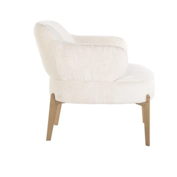 Fauteuil Venus blanc chenille Richmond Interiors 2