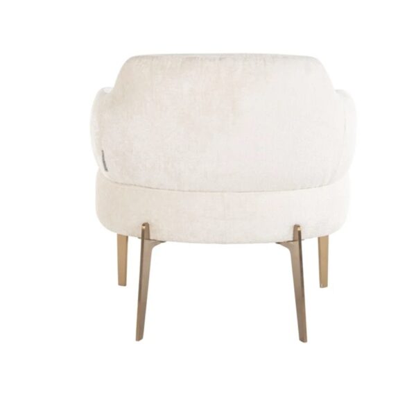 Fauteuil Venus blanc chenille Richmond Interiors 4