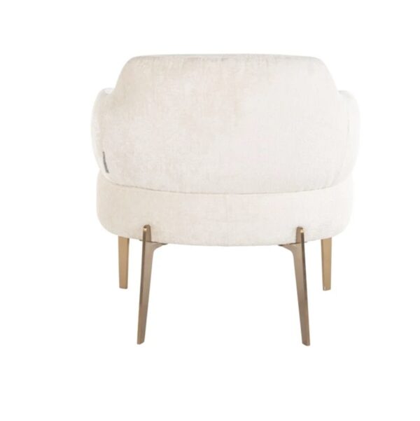 Fauteuil Venus blanc chenille Richmond Interiors 4