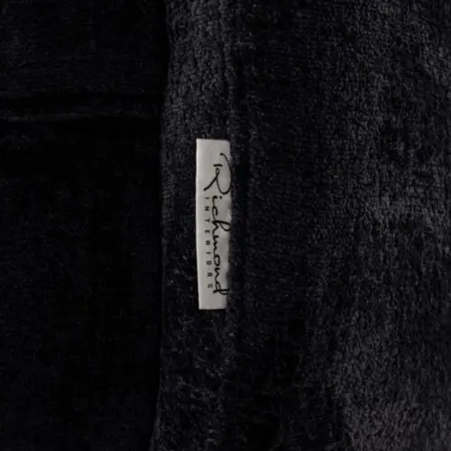 Fauteuil pivotant Turner Richmond Interiors noir chenille 6