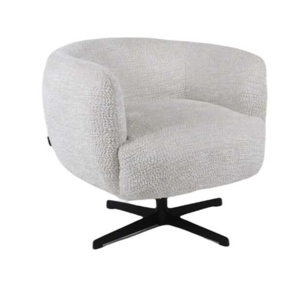 Fauteuil pivotant Estelle Lovely cream Richmond Interiors