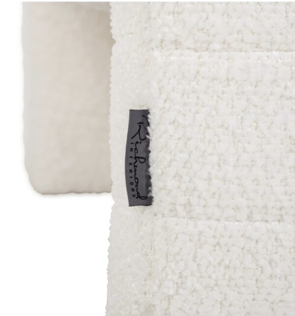 Fauteuil Kelly blanc bouclé Richmond Interiors Lovely white 4