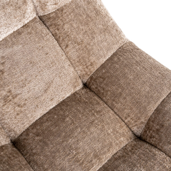 Fauteuil pivotant Sydney taupe chenille Richmond interiors 6