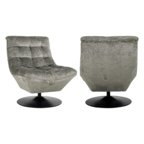 Fauteuil pivotant Sydney thyme fusion Richmond Interiors 4