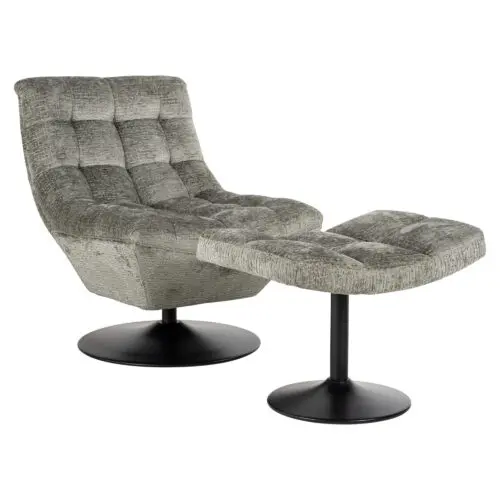 Fauteuil pivotant Sydney thyme fusion Richmond Interiors 7