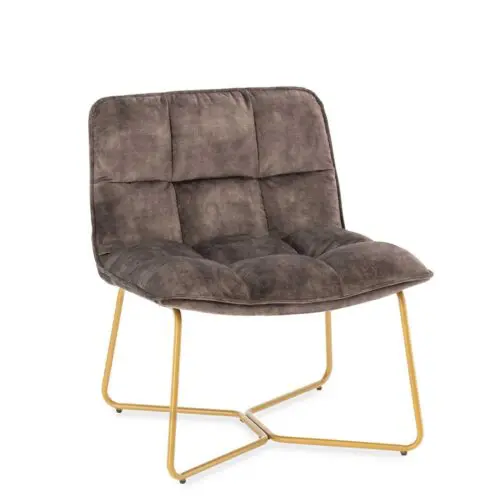 Fauteuil gris Fauteuil Butano anthracite Athezza