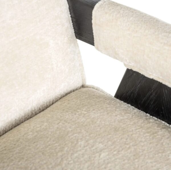 Chaise Cooper blanc chenille Richmond Interiors 5