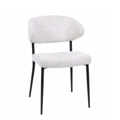 Promotions Chaise Bea blanc Richmond Interiors Lovely cream (lot de 2)