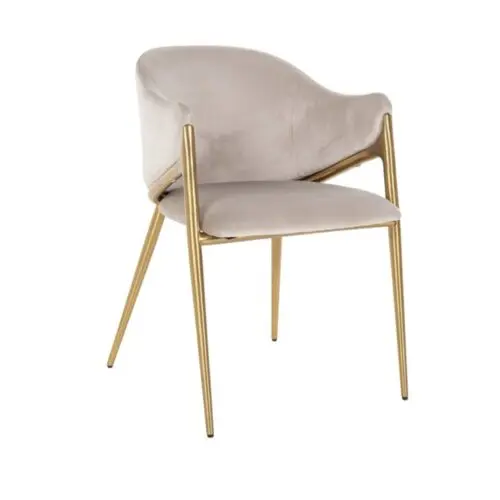 Promotions Chaise Gwen kaki Richmond Interiors velours