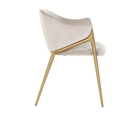 Chaise Gwen kaki Richmond Interiors velours 2