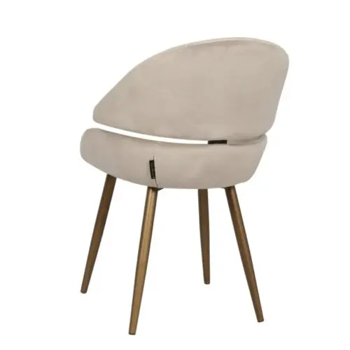 Chaise Denny kaki Richmond Interiors (lot de 2) velours 1