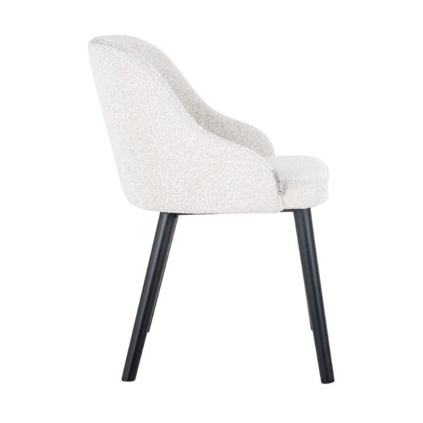 Chaise Twiggy blanc bouclé Richmond Interiors 2