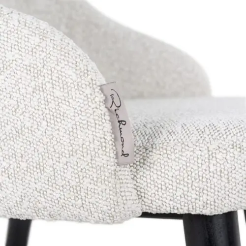 Chaise Twiggy blanc bouclé Richmond Interiors 4